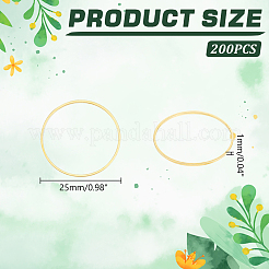 200 шт. Латунные соединительные кольца&nbsp;UNKW-UN0002-99A