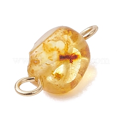 Натуральные янтарные соединительные подвески&nbsp;PALLOY-JF05158