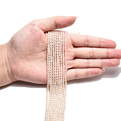 Нити из натурального культивированного пресноводного жемчуга PEAR-N024-01-4AB