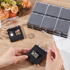 Пластиковый ящик для хранения бейджей&nbsp;LS-CON-WH0086-121B