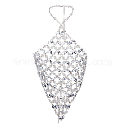 Железные и прозрачные акриловые цепи для груди бикини для сексуальных женщин AJEW-WH0348-730