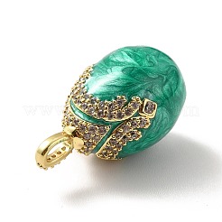 Реечное покрытие латунь микропаве кубический цирконий эмаль подвески&nbsp;KK-M230-10G