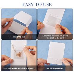 Складные бумажные карточки для демонстрации ювелирных изделий&nbsp;CDIS-TA0001-27B