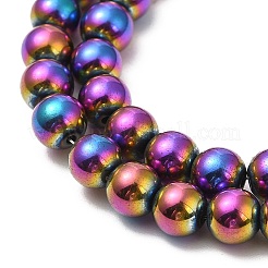 Electroplate non magnetici ematite Perle sintetiche fili&nbsp;G-E602-04