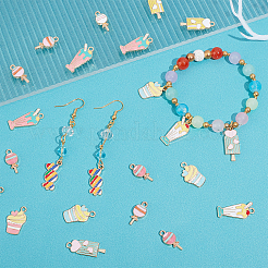 40 шт. 10 подвески из сплава светлого золота в разных стилях ENAM-PH0001-87