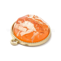 Подвески из смоляных ракушек&nbsp;RESI-D054-02LG-04