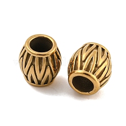 Ионное покрытие (IP) 304 нержавеющая сталь европейские бусины STAS-D175-20G