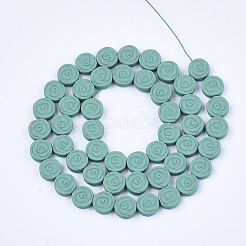 Окрашенного распылением немагнитных синтетических нитей гематита бусы&nbsp;G-T124-33A