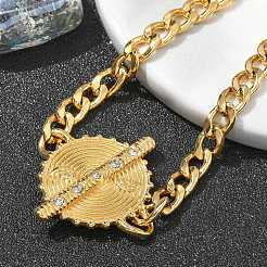 Браслеты из кубинской цепочки из нержавеющей стали 304 для женщин&nbsp;LS-STAS-Z117-10G