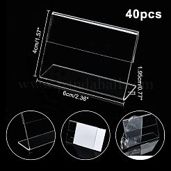 Акриловая ценовая рамка&nbsp;ODIS-WH0018-94