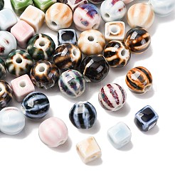 56шт 14 стиля фарфоровые бусины ручной работы PORC-FS0001-30