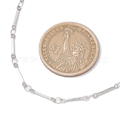 Ожерелья из кубической цепочки из нержавеющей стали 304 для женщин и мужчин NJEW-JN05196-02