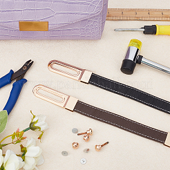 2 комплект 2-х цветных раздвижных ручек для сумок из искусственной кожи&nbsp;FIND-CA0002-05