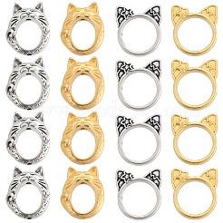 80шт. 4-х стилевая оправа из сплава&nbsp;FIND-SC0017-77