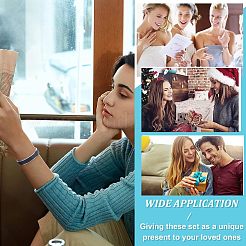 Рифленые браслеты из нержавеющей стали STAS-UN0038-75A