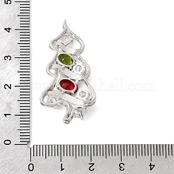 Латунные микро проложить кубического циркония подвески KK-L258-01P-A01