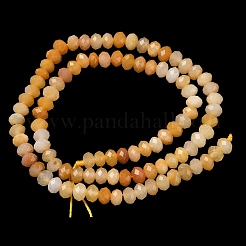 Природный Топаз нефритовый шарик нити&nbsp;G-D344-A36-01