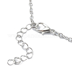 Colliers avec pedentifs en alliage&nbsp;NJEW-H031-01C-AS