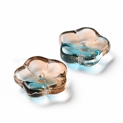 Perle di vetro verniciate a spruzzo trasparente&nbsp;LS-GLAA-I050-01F