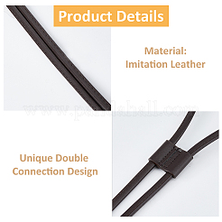 Cordoncino in pelle PU per realizzare borse a secchiello&nbsp;DIY-WH0430-711A-03