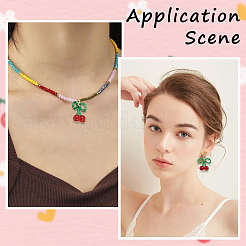 16шт стеклянные бусины подвески&nbsp;FIND-SC0014-44