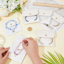 6 шт. сумки для хранения ювелирных изделий из искусственной кожи с железной кнопкой&nbsp;ABAG-CL0001-22A