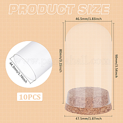 Стеклянный купол 10 шт.&nbsp;AJEW-BC0006-86