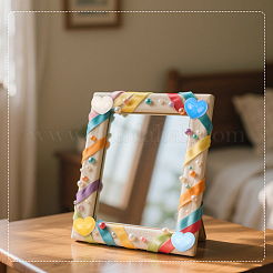 150 шт. кабошоны из непрозрачной смолы с рисунком&nbsp;RESI-SC0036-53