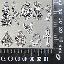 100 шт.10 подвески из сплава в тибетском стиле TIBEP-CJ0001-33