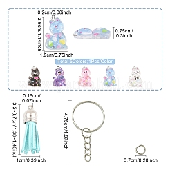 Наборы для изготовления брелока-подвески из смолы «сделай сам»&nbsp;DIY-YW0013-16