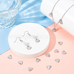 100 шт. 304 нержавеющая сталь штампованная пустая бирка-брелок FIND-UN0015-55