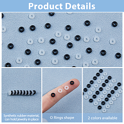 500шт 2 цвета резиновые уплотнительные кольца&nbsp;KY-HS0001-01