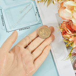 2 пара сережек-гвоздиков из стерлингового серебра STER-BBC0007-08