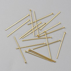 Flachkopfstifte aus Messing&nbsp;KK-TAC0012-14