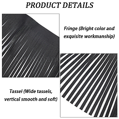 2 м отделка бахромой из искусственной кожи и замши&nbsp;AJEW-CY0001-58A-01