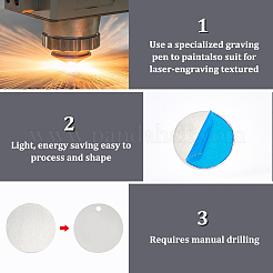 30 Stück Aluminiumlegierungsrohling&nbsp;DIY-BC0014-47