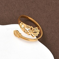 Кольца-манжеты из нержавеющей стали 304 для женщин&nbsp;LS-RJEW-F195-01G