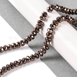 Fili di perline di ematite sintetica non magnetica elettrolitica&nbsp;G-Q174-02