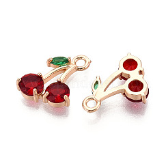 Латунные микро проложить кубического циркония подвески&nbsp;KK-T074-70KCG-02