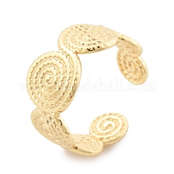 Латунные манжеты для женщин RJEW-B119-12G