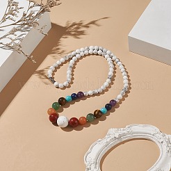 Collana da donna con pietre preziose miste naturali e sintetiche&nbsp;NJEW-JN04187