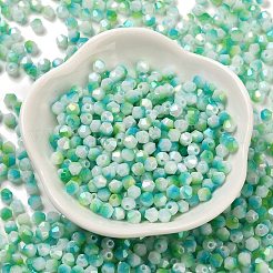 Perline di vetro con vernice da forno bicolore&nbsp;SEED-C004-03D