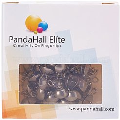 304 нержавеющая сталь чашечка жемчужные штифты булавки подвески STAS-PH0010-32P