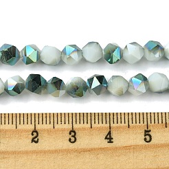 Стеклянные бусины с гальваническим покрытием &nbsp;EGLA-K061-06A-HP01