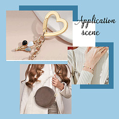 10 шт. латунные пружинные кольца-затворы KK-BBC0003-89