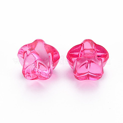 Прозрачные акриловые пуговицы с 1 отверстием TACR-S154-52B