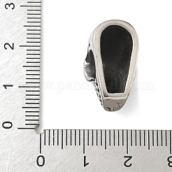 Европейские бусины из нержавеющей стали 304 STAS-S183-03AS