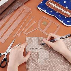 Пользовательские линейки акриловых шаблонов&nbsp;DIY-PH0023-94