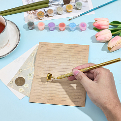 Schräger Lackstift aus Aluminium für feine Linien&nbsp;AJEW-WH20054-211G-02