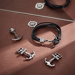 4 шт. 2 стиля застежек-крючков из нержавеющей стали 304 STAS-UN0047-10